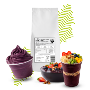 Premium Softeispulver AÇAÍ für Softeis, Speiseeis und Bowls