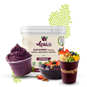 AÇAÍ Sorbet für Softeis, Speiseeis und Bowls