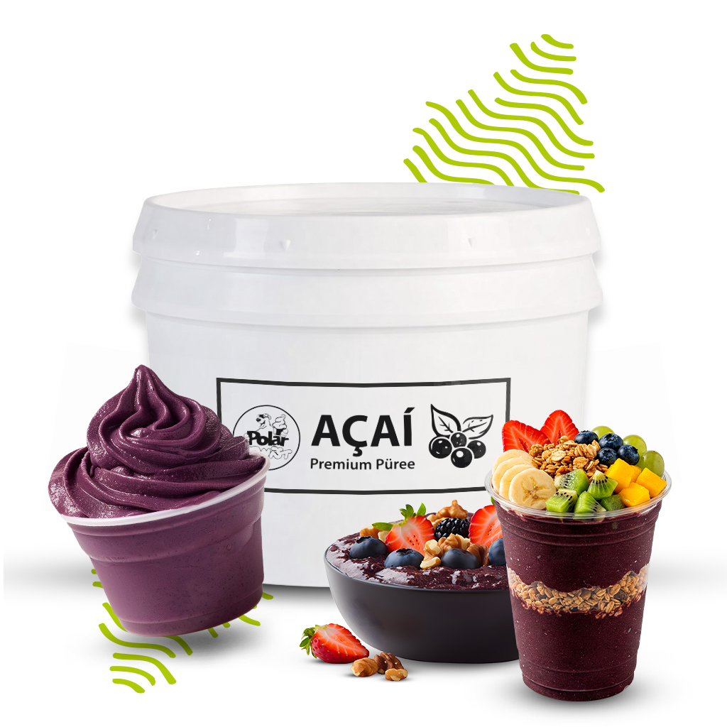 Premium Püree AÇAÍ für Softeis, Speiseeis und Bowls